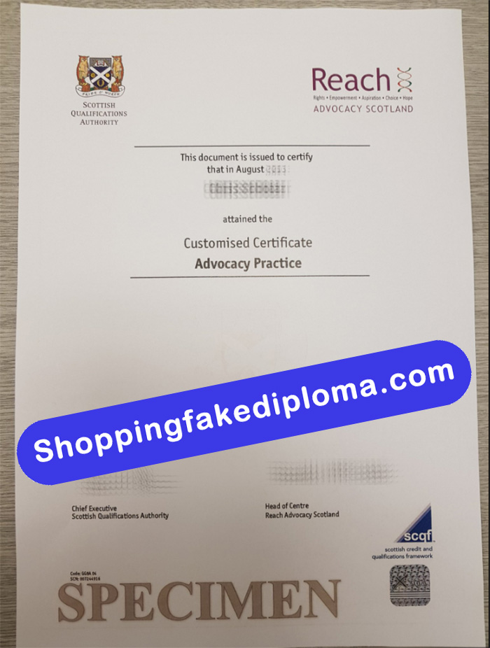 SQA Certificate, buy SQA Certificate