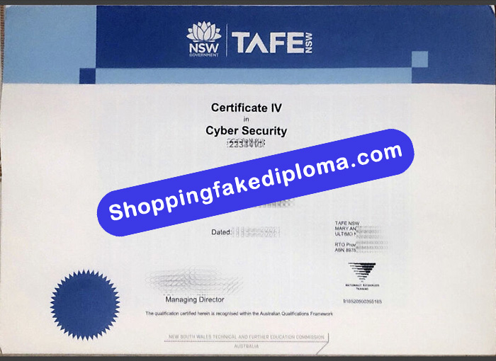 NSW TAFE Certificate