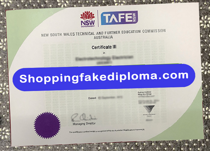 fake TAFE Certificate, buy fake TAFE Certificate