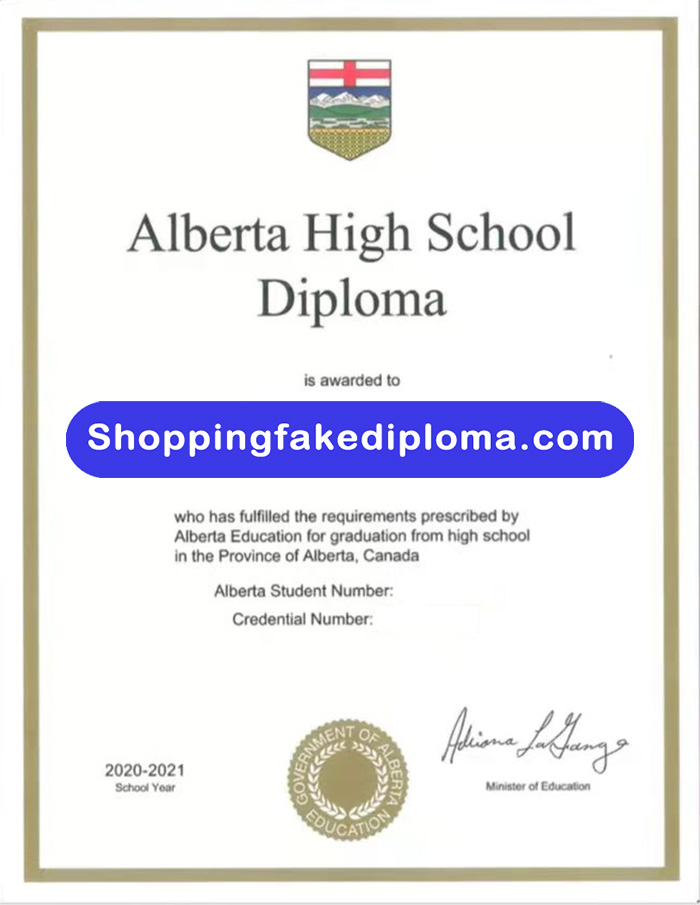 alberta highschool diploma template, buy alberta highschool diploma template